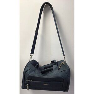 Pierre Cardin Vintage Blue Duffle Overnight Weekend Travel Bag 🩵